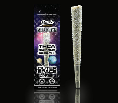 BUST DOWN THCA DIAMOND JOINTS - Outer Space