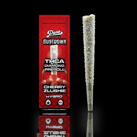 BUST DOWN THCA DIAMOND JOINTS - Cherry Zlushie