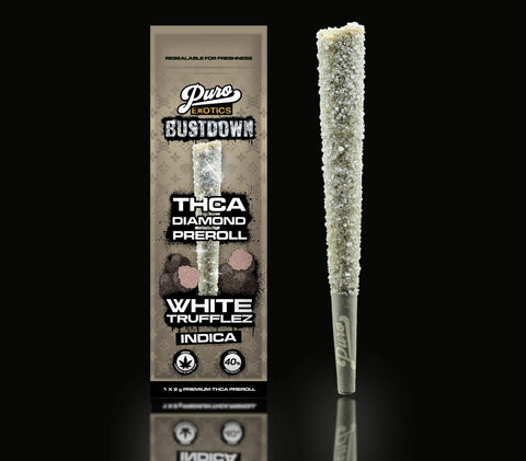BUST DOWN THCA DIAMOND JOINTS - White Trufflez