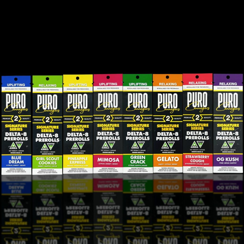 Puro Cannagars Delta 8 Pre Rolls Hemp Cannagars